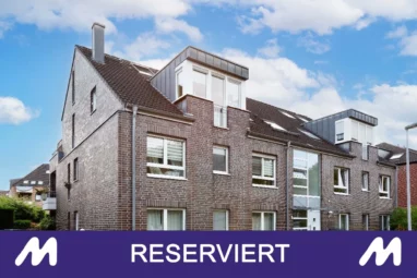 RESERVIERT: Elegante 2-Zimmer-Wohnung mit XXL-Balkon im 1. OG in ruhiger Sackgassenlage (Schlebusch)