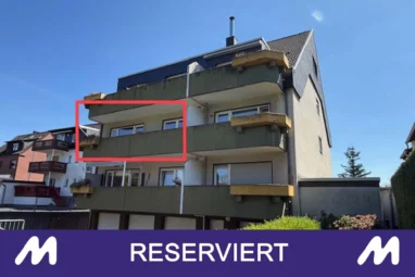 RESERVIERT: 3-Zimmer-Eigentumswohnung im 1. Obergeschoss mit einem großen Garten