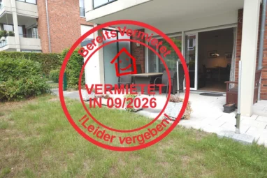 Große Gartenwohnung mit 3 Zimmern in Leverkusen – Schlebusch!